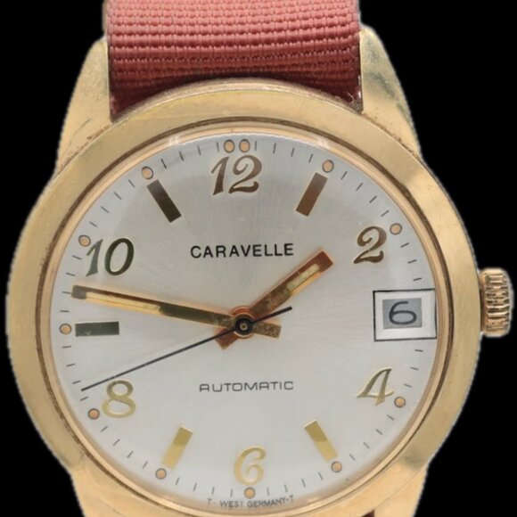 Vintage 1976 Caravelle A 3240 Sunburst Date Men\'s Automatic Wristwatch 10 OWACD main image 4